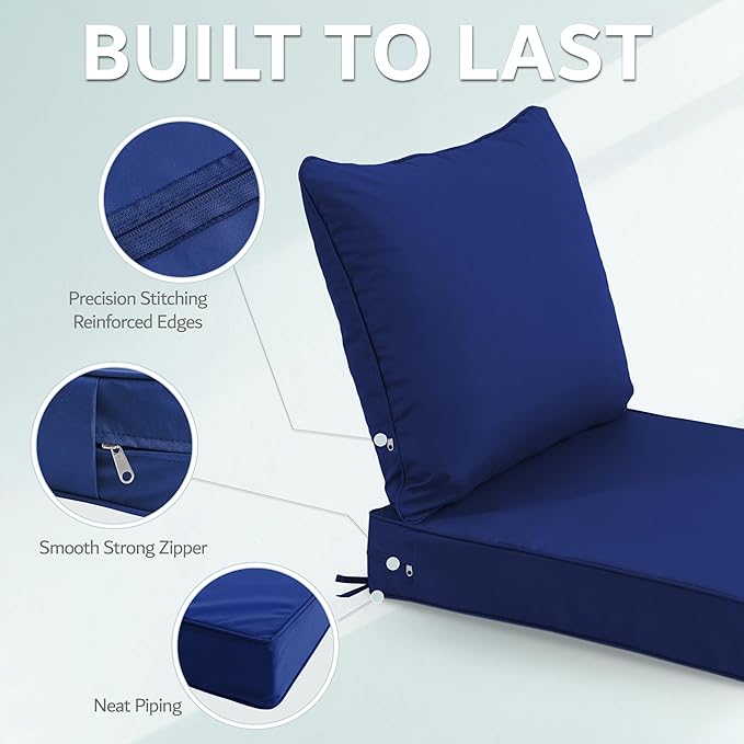 19x19 Inch Patio Chair Cushion - Image 7