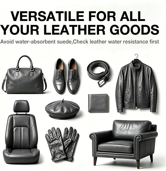 Dark Gray Leather Repair Kit, Leather Recoloring Balm – Restore & Repair Faded - Image 4