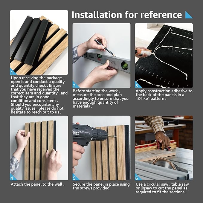 Art3d 4pcs-107 x 8in Slat Acoustic Panel - Image 8
