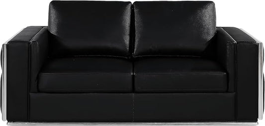 Blackjack Furniture Catania Modern Top Grain Italian Leather Sofa Set by BlackjackFurniture