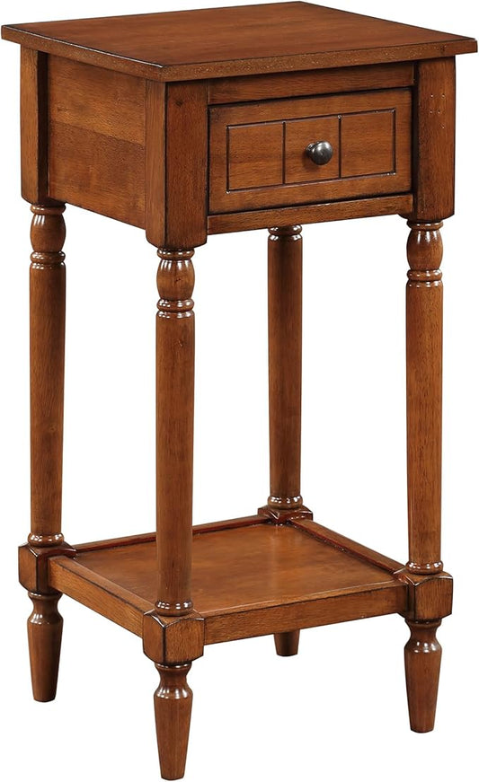 Convenience Concepts French Country Khloe 1 Drawer Accent End Table 14" by ConvenienceConcepts