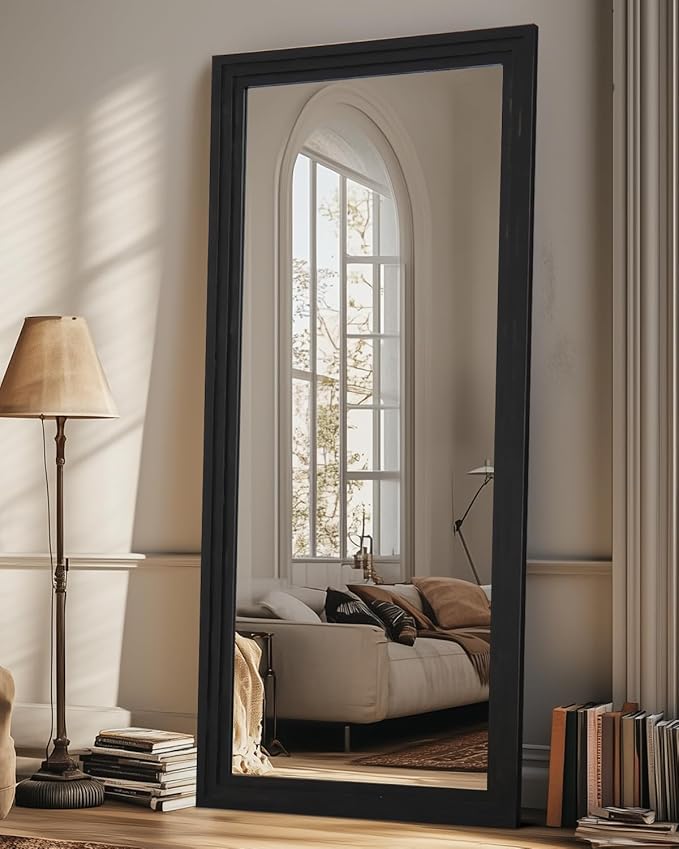 Full Length Mirror, Oversized Stand Up Mirrors Large Wall Mirrors, Wall Mounted by CoomilyBrandStory