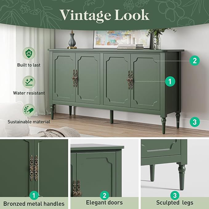 FansaFurn Large Sideboard Buffet Cabinet - Image 5