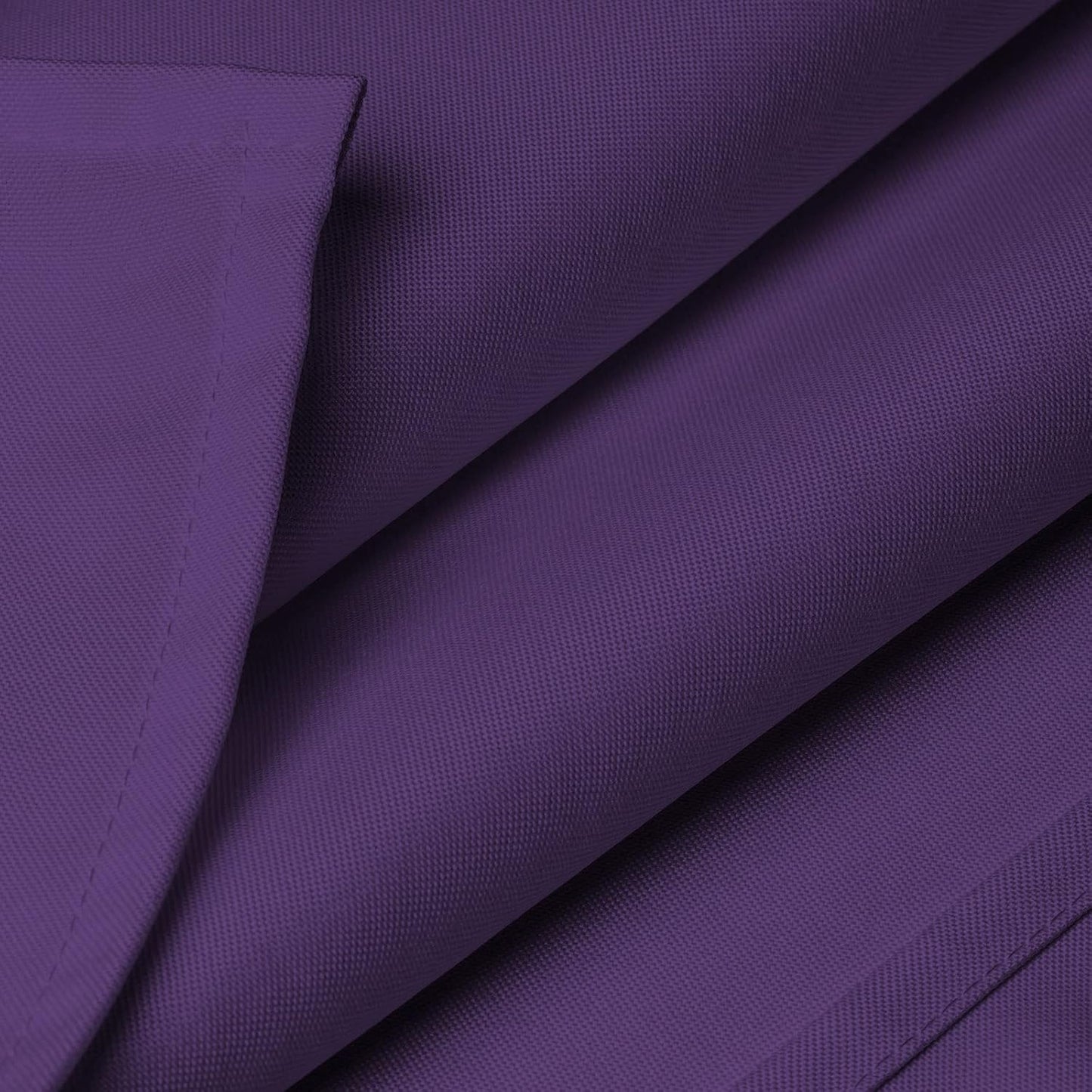 Lann's Linens - 10 Premium 60" x 126" Tablecloths for Wedding/Banquet/Restaurant - Rectangular Polyester Fabric Table Cloth - Purple