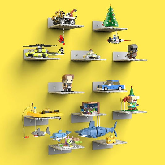 BlissBox 12-Pack Floating Display Shelves by BlissBox