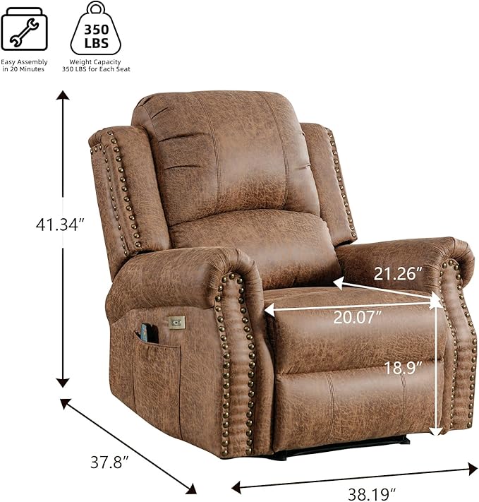 EBELLO Power Recliner Chair - Image 2