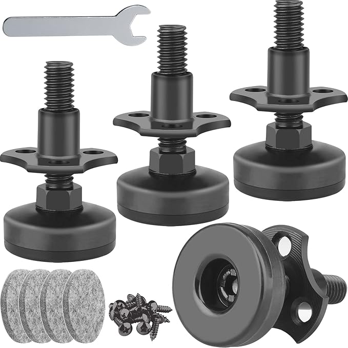 Anwenk Adjustable Leveling Feet Furniture Levelers Table Feet Heavy Duty Leg by Anwenk