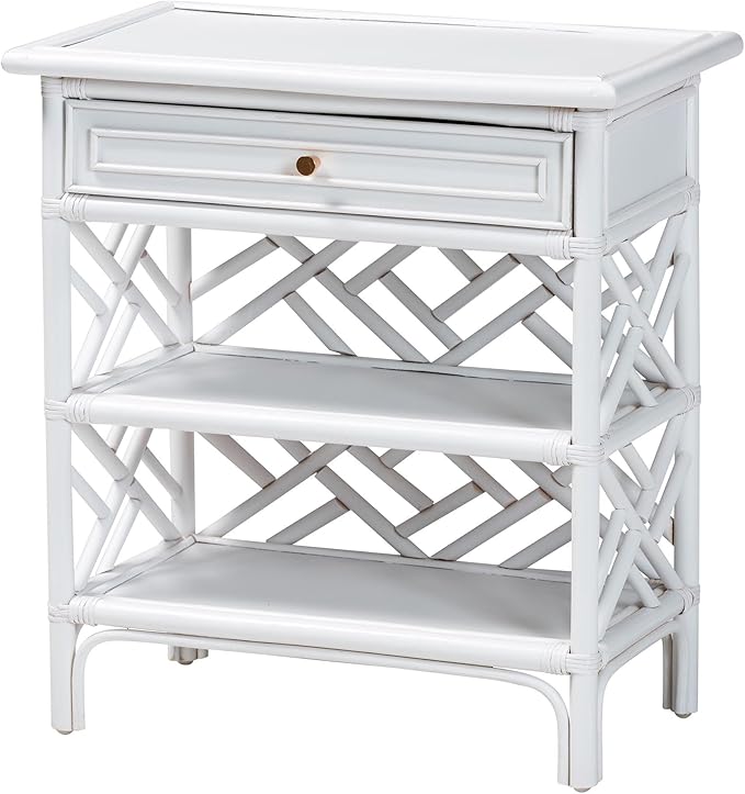 bali & pari Tiaret Natural Rattan Nightstand - Image 3