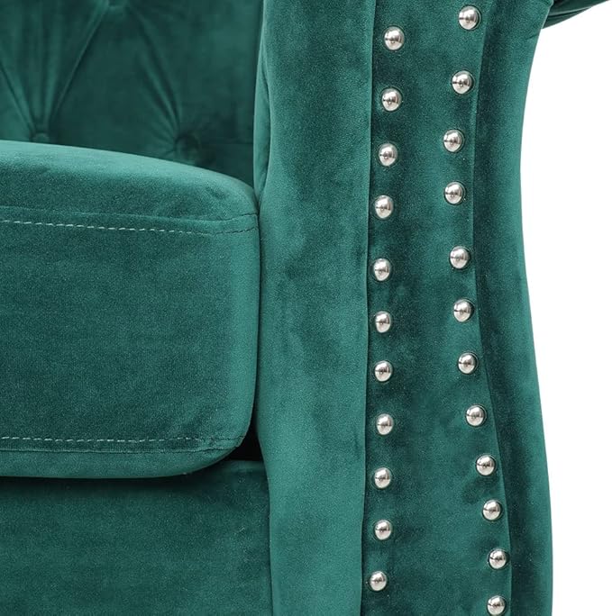 AVZEAR 3 seat Sofa, Velvet Sofa Living Room Sofa Large Sofa Modern Chesterfield - Image 7