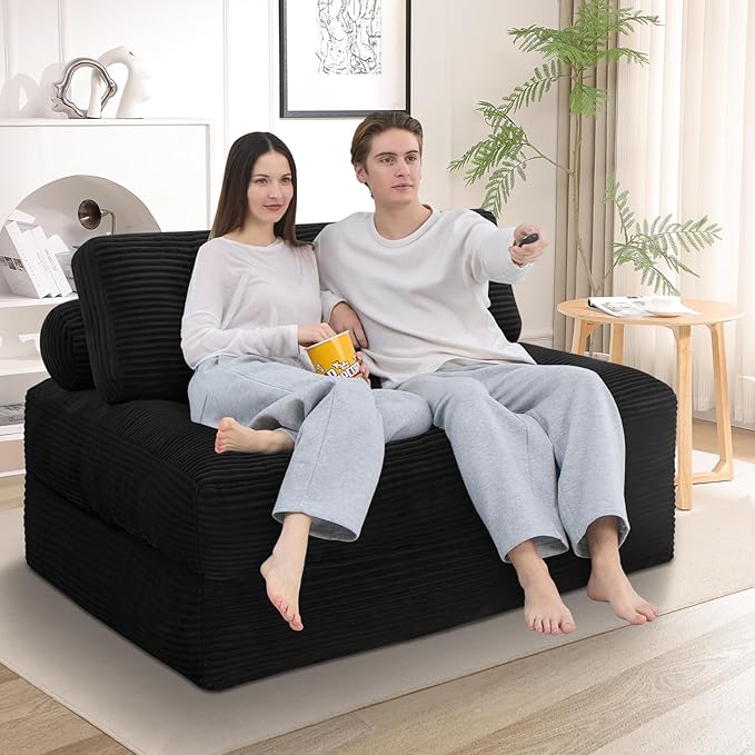 Folding Sofa Bed, Convertible Sleeper Chair - Image 3