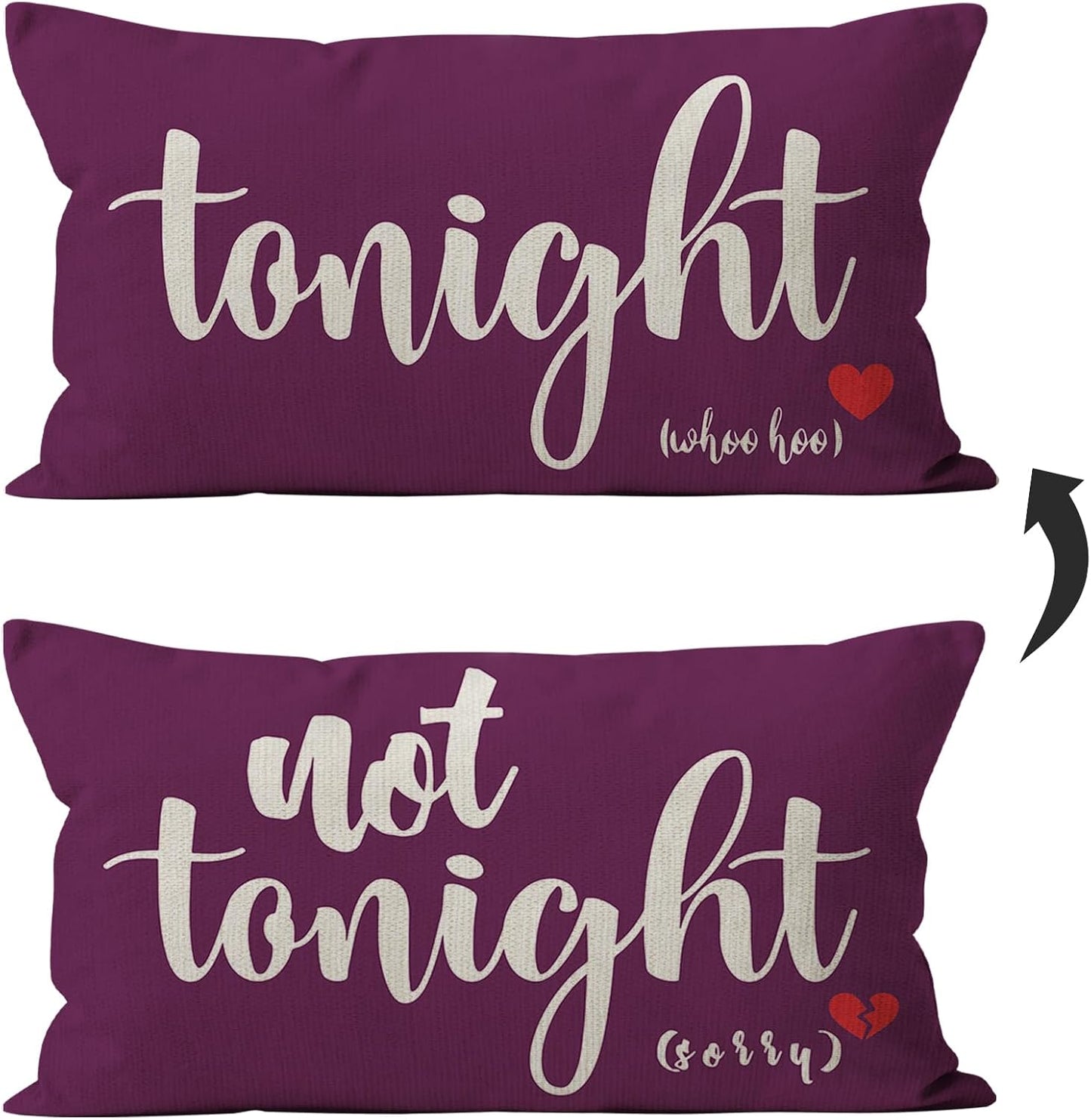 Mancheng-zi Bridal Gift,12x20 Pillow Cover,Bridal Shower Gifts,Funny Couples Reversible Linen Pillow Cover, Bachelorette Party Gifts,Bridal Gifts for Bride,Wedding Gifts for Bride(Purple)