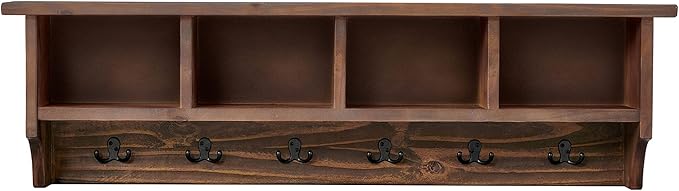 Alaterre Furniture Pomona Entryway Coat Rack – Rustic Farmhouse 48-Inch - Image 7