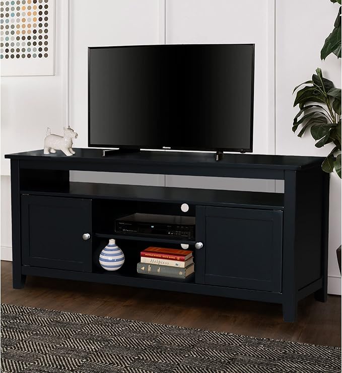 IC INTERNATIONAL CONCEPTS Solid Wood Entertainment/TV Stand - Image 2