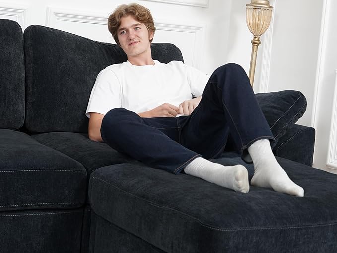 EASE MOOSE Modular Sofa, Oversized U Shape Sectional Modular Sofa, Wide Deep - Image 7