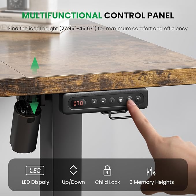 SIAGO Electric Standing Desk Adjustable - Image 8