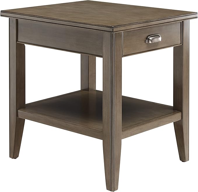 Leick Home Laurent End Table, Solid Wood, - Image 5