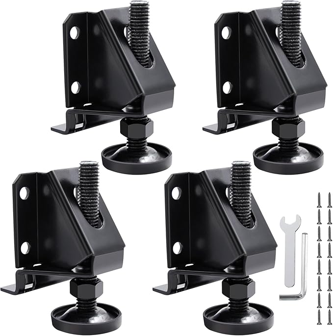 DkOvn 4/8/16 Pack Heavy Duty Leg Leveler, 2-inch Adjustable Height, by DkOvn