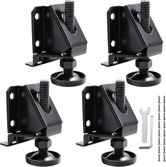 DkOvn 4/8/16 Pack Heavy Duty Leg Leveler, 2-inch Adjustable Height, by DkOvn