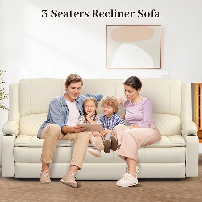 Yolsali 3 Seater Recliner Sofa Set - Image 8
