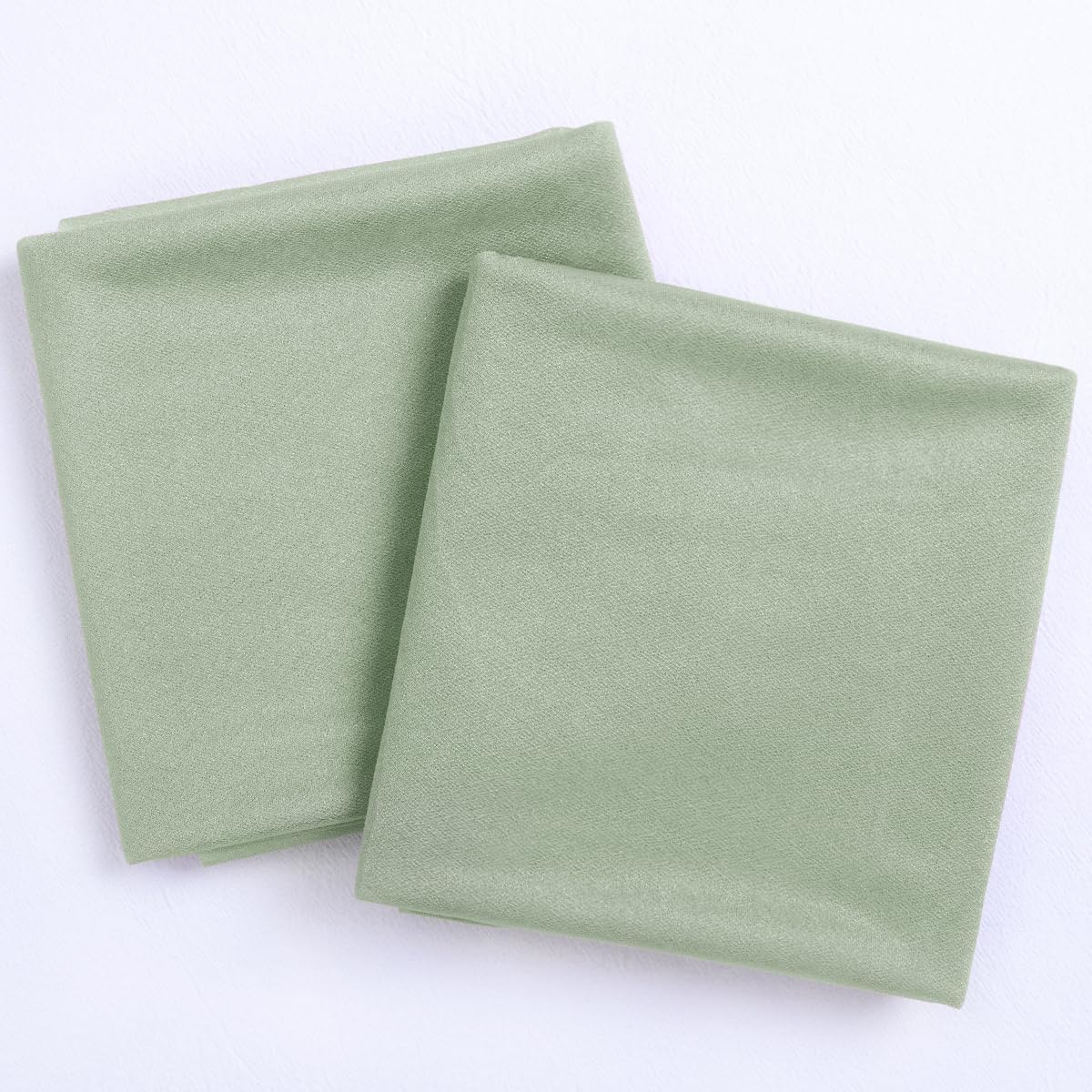 Socomi Sage Green Sheer Wedding Arch Draping Fabric 29" x 20Ft 1 Panel Outdoor Curtain Drapes Extra Long for Bridal Baby Shower Ceremony Birthday Party Decor