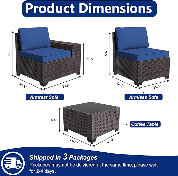 Outdoor Patio Furniture Set - Image 2
