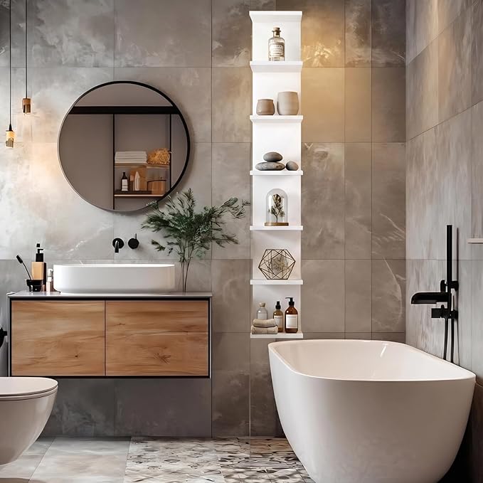 Homaterial 7 Tier Floating Shelf - Image 4
