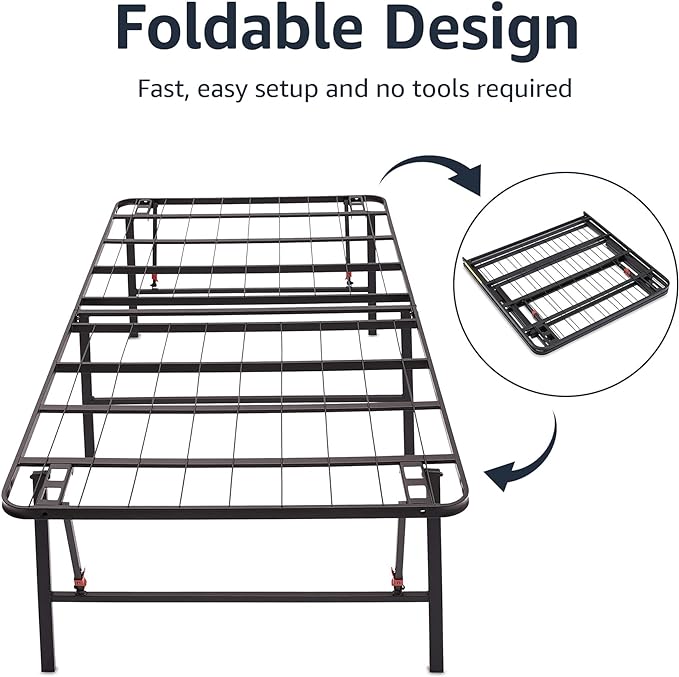Amazon Basics Foldable Metal Platform Bed Frame - Image 6