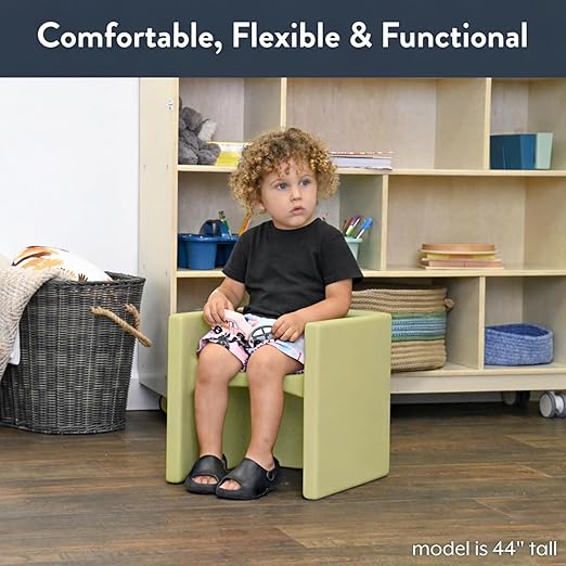 Children's Factory Cube Chair for Kids, Flexible Seating Classroom Furniture - Image 7