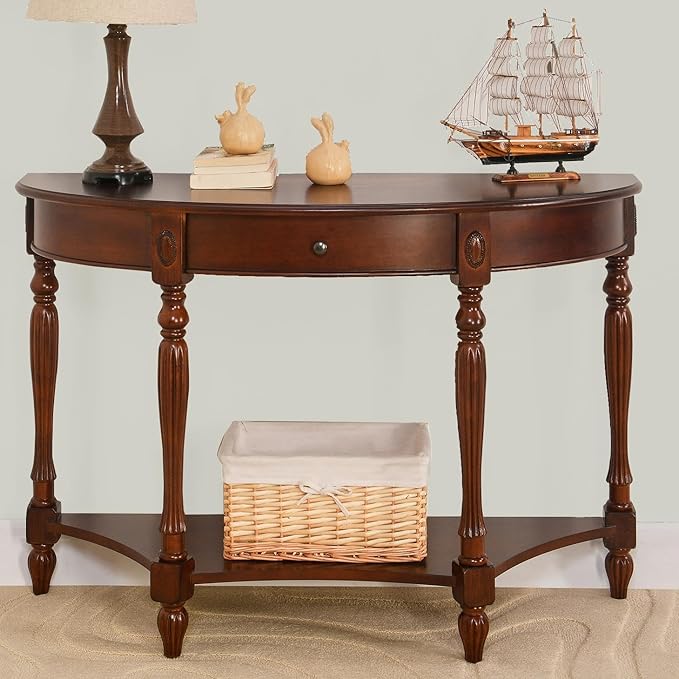 LEEMTORIG Demi Lune Console Table - Image 8