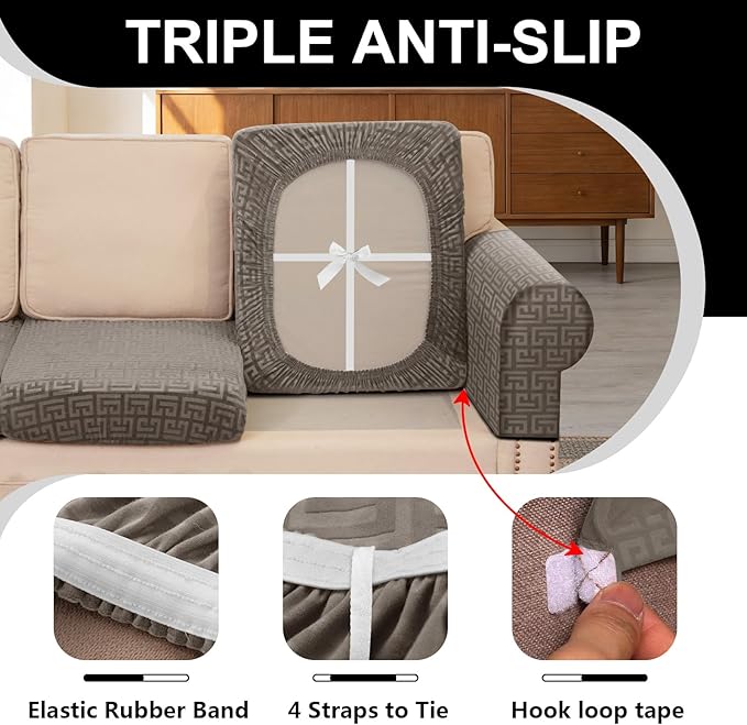 UNBBRRL Stretch Couch Armrest Covers - Image 3