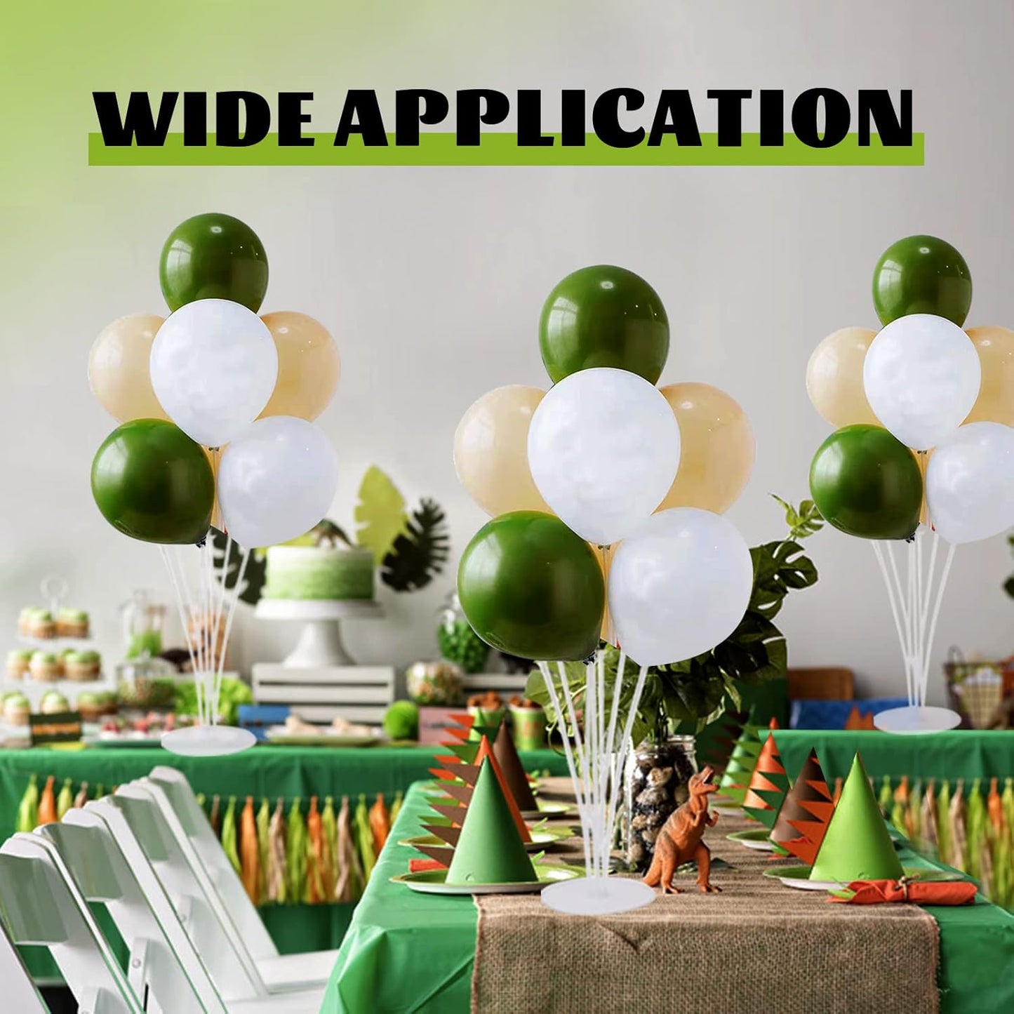 7 Sets Balloon Stands for Table Balloon Stand Kits Clear Table Balloon Centerpiece Stand Balloon Holder Decorations for Birthday Baby Shower Graduation Party Decorations