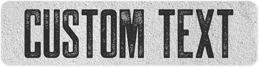 Custom Sign, Custom Street Sign, 11 Font Colors, 13 Font Styles, 4 Hole Options, 22 Sizes, 12x48 Inches, Rust Free DiBound, Fade Resistant, Made in USA by My Sign Center (Concrete)