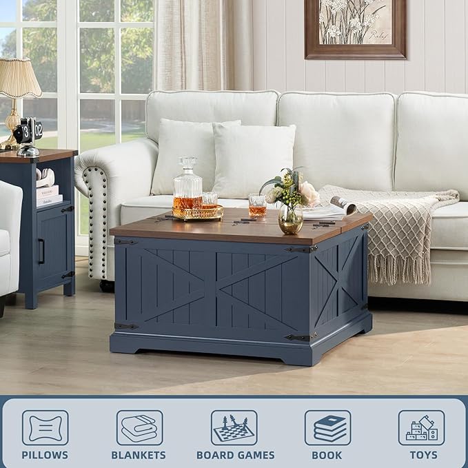 Joaxswe Farmhouse Coffee Table - Image 6