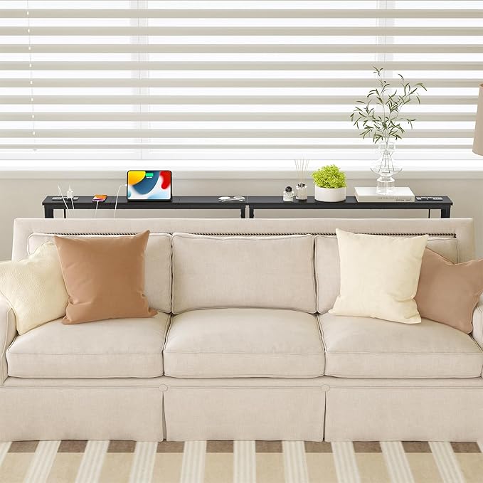 ELYKEN 5.9" Narrow Console Sofa Table - Image 2
