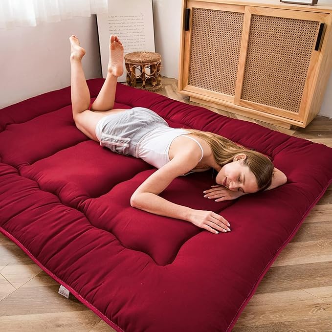 MAXYOYO Japanese Floor Mattress Futon Mattress, Thicken Sleeping Pad Foldable - Image 7