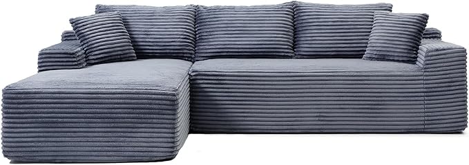 108 Inch Cloud Sectional Couch, Modern Modular Sectional Sofa - Image 9