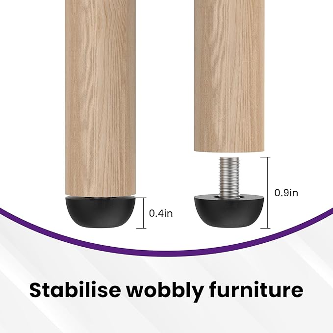 M8 Adjustable Furniture Leg, 304 Stainless Steel Furniture Feet, 8mm x 1.25 - Image 5