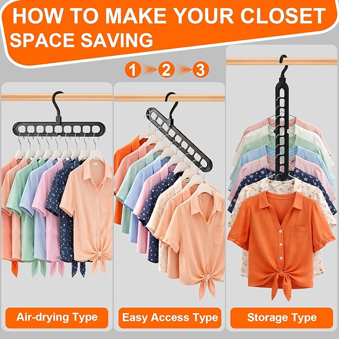 HEYHOUSE Closet Organizers and Storage, College Dorm Room Essentials - Image 8