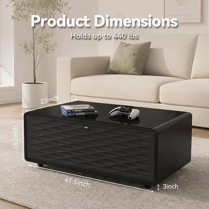 LIVTAB Smart Coffee Table, Living Room Table - Image 2