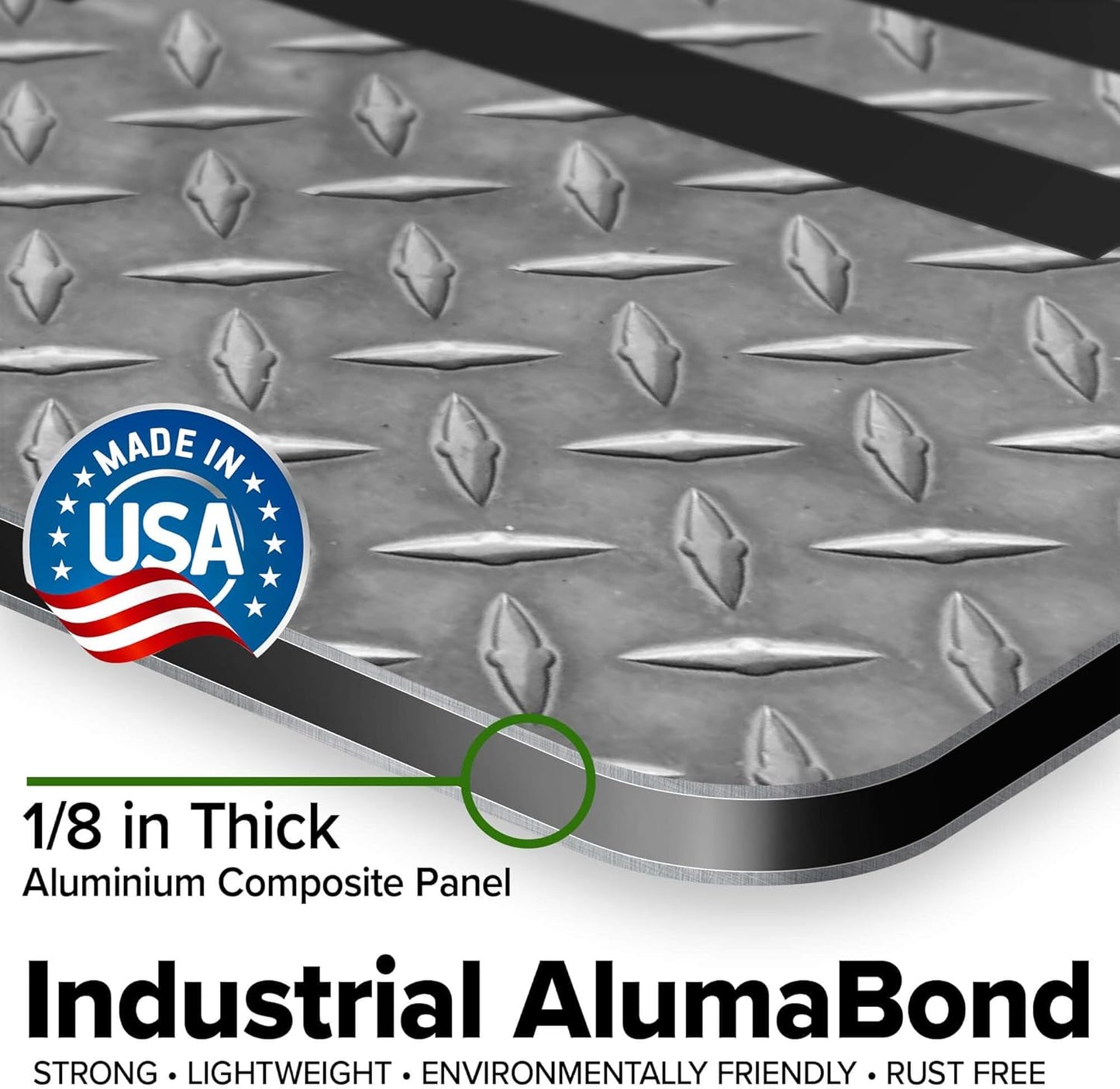 Custom Sign, Custom Street Sign, 11 Font Colors, 13 Font Styles, 4 Hole Options, 22 Sizes, 24x24 Inches, Rust Free DiBound, Fade Resistant, Made in USA by My Sign Center (Diamond Metal)