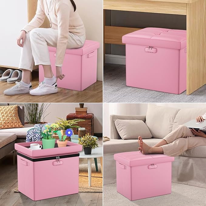 DocSafe Storage Ottoman Foot Rest Stool - Image 5