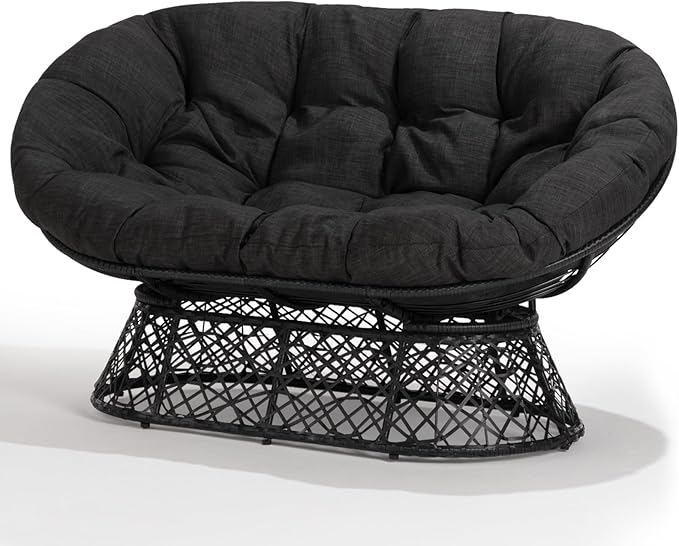 Bme Double Papasan Chair, 600lbs Capacity, Ergonomic Design, Soft Thick Fabric by Bme