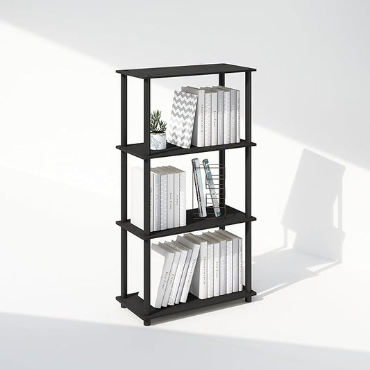 Furinno Turn-N-Tube Book Shelf, 4-Tier Bookshelf, Bookcase by Furinno-FitsYourSpaceFitsYourBudget
