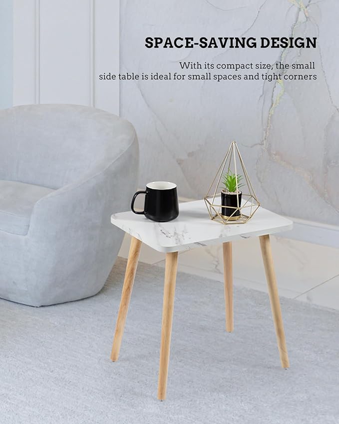FORAOFUR Small Side Table, Quick Assembly End Furniture - Image 8