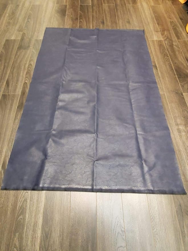 NAT Leathers | Navy Soft Faux Vegan Leather PU | 3 Yard Cut by The Yard | - Image 2