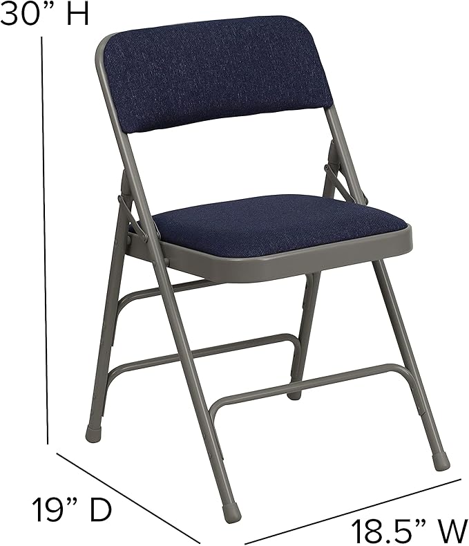 Flash Furniture Hercules Series Sheldon Metal Folding Chairs - Image 3