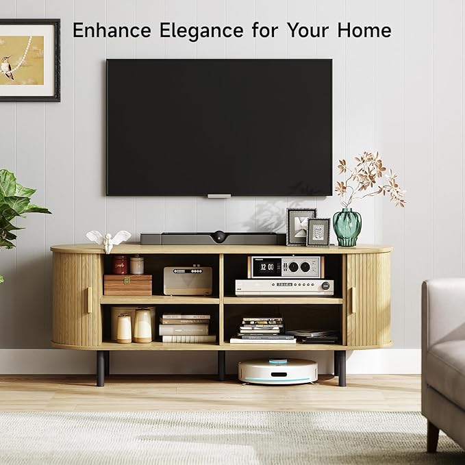 ONBRILL 55" TV Stand with Power Outlet - Image 3