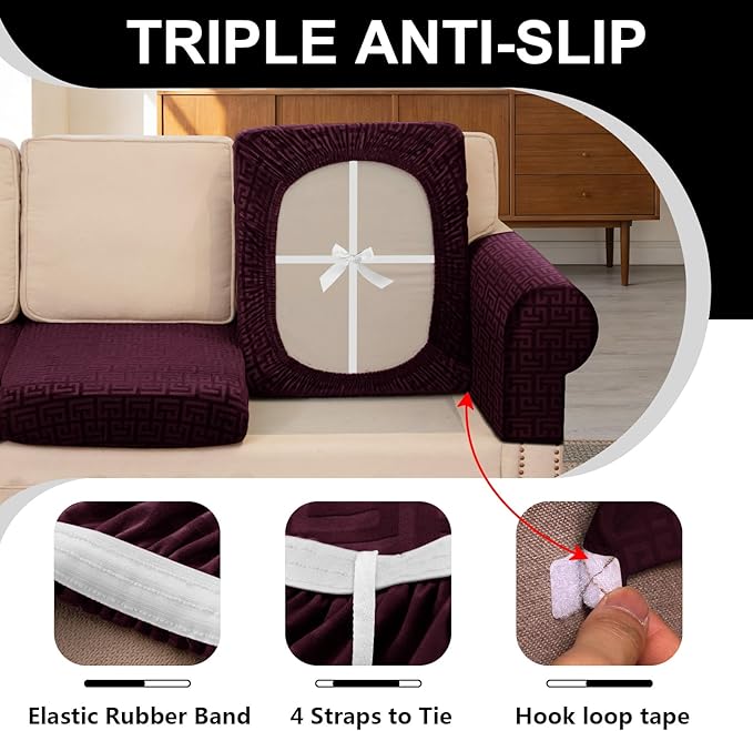 UNBBRRL Stretch Couch Armrest Covers - Image 3