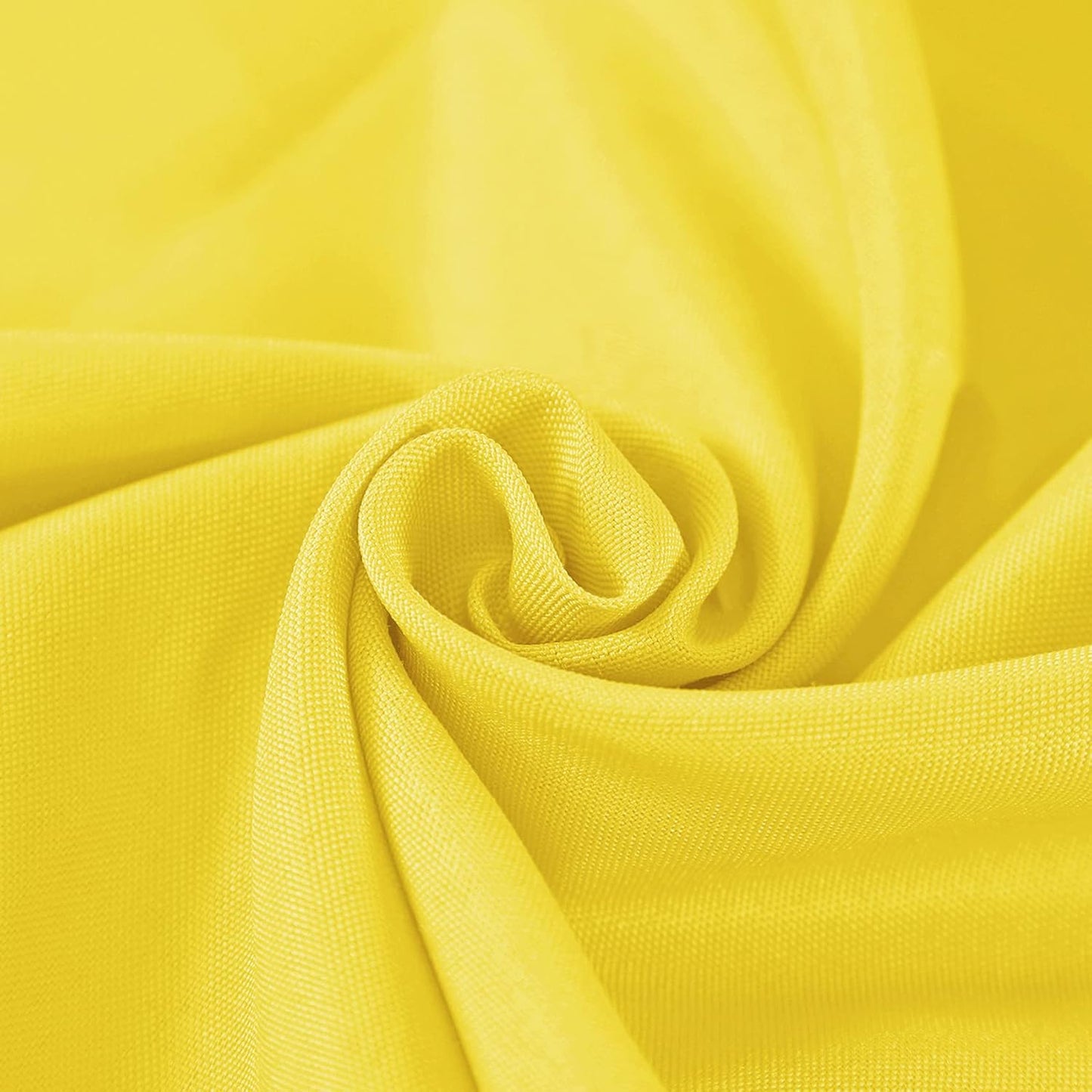 120 inch Round Tablecloth Washable Polyester Table Cloth Decorative Table Cover for Wedding Party Dining Banquet（120 inch,Yellow）