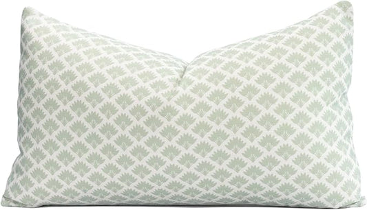 Crumbs Home Modern Farmhouse Fall Linen Indoor Outdoor Lumbar Pillow Cover Only by CRUMBSHOME